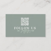 Stijlvol Modern Volg ons Instagram Visitekaartje (Voorkant)