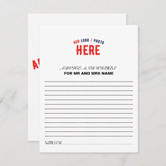 STIJLVOL MODERN WIT GEVERIFIEERD BRANDED ADVIESKAART (Voorkant / Achterkant)