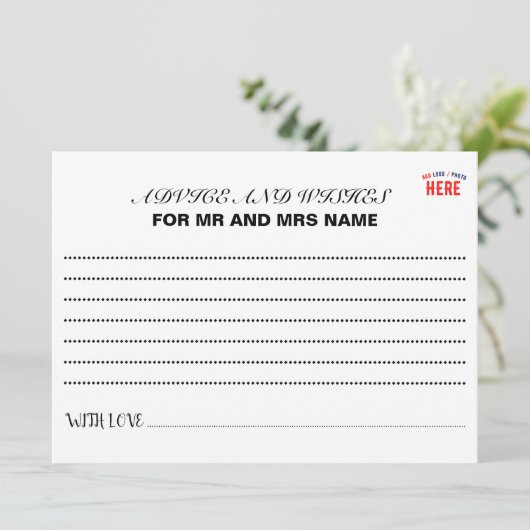 STIJLVOL MODERN WIT GEVERIFIEERD BRANDED ADVIESKAART (Staand voorkant)