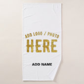 STIJLVOL MODERN  WIT GEVERIFIEERD BRANDED BADHANDDOEK (Badhanddoek)