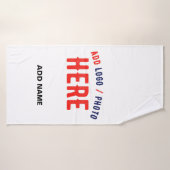 STIJLVOL MODERN  WIT GEVERIFIEERD BRANDED BADHANDDOEK (Badhanddoek)