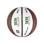 STIJLVOL MODERN  WIT GEVERIFIEERD BRANDED BASKETBAL (Verticaal)