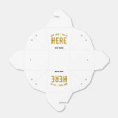 STIJLVOL MODERN  WIT GEVERIFIEERD BRANDED BEDANKDOOSJES (Uitgevouwen)