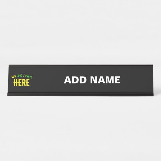 STIJLVOL MODERN WIT GEVERIFIEERD BRANDED BUREAU NAAMBORDJE (Voorkant)