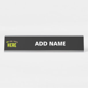STIJLVOL MODERN WIT GEVERIFIEERD BRANDED BUREAU NAAMBORDJE