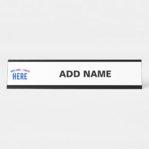 STIJLVOL MODERN WIT GEVERIFIEERD BRANDED BUREAU NAAMBORDJE