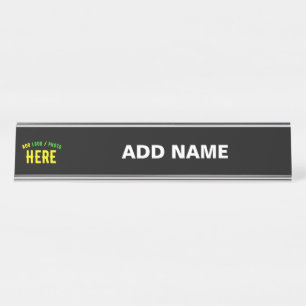 STIJLVOL MODERN WIT GEVERIFIEERD BRANDED BUREAU NAAMBORDJE