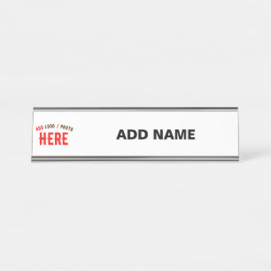 STIJLVOL MODERN WIT GEVERIFIEERD BRANDED BUREAU NAAMBORDJE