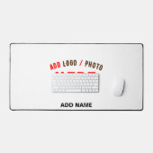 STIJLVOL MODERN  WIT GEVERIFIEERD BRANDED BUREAUMAT (Keyboard & Muis)