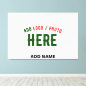 STIJLVOL MODERN WIT GEVERIFIEERD BRANDED CANVAS AFDRUK (Insitu (Houten vloer))