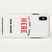 STIJLVOL MODERN WIT GEVERIFIEERD BRANDED Case-Mate iPhone CASE (Achterkant (horizontaal))