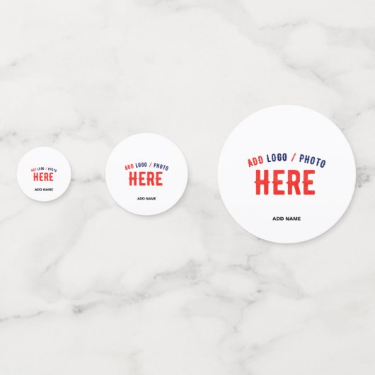 STIJLVOL MODERN WIT GEVERIFIEERD BRANDED CONFETTI (Voorkanten)