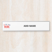 STIJLVOL MODERN  WIT GEVERIFIEERD BRANDED DEURBORDJE (Voorkant)