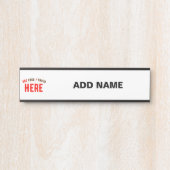 STIJLVOL MODERN WIT GEVERIFIEERD BRANDED DEURBORDJE (Voorkant)