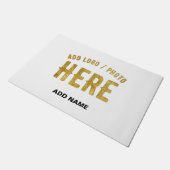 STIJLVOL MODERN WIT GEVERIFIEERD BRANDED DEURMAT (Schuin)