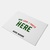 STIJLVOL MODERN WIT GEVERIFIEERD BRANDED DEURMAT (Schuin)