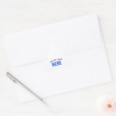 STIJLVOL MODERN  WIT GEVERIFIEERD BRANDED DRIEHOEK STICKER (Envelop)