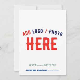 STIJLVOL MODERN  WIT GEVERIFIEERD BRANDED FEESTDAGENKAART