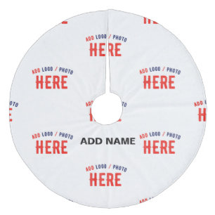 STIJLVOL MODERN WIT GEVERIFIEERD BRANDED FLEECE KERSTBOOM ROK