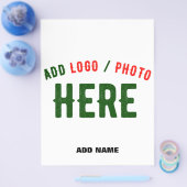 STIJLVOL MODERN WIT GEVERIFIEERD BRANDED FLYER (Enkel)