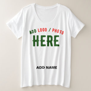 STIJLVOL MODERN WIT GEVERIFIEERD BRANDED GROTE MAAT T-SHIRT