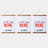 STIJLVOL MODERN  WIT GEVERIFIEERD BRANDED HANGEND WANDKLEED (Driedubbel)