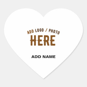 STIJLVOL MODERN WIT GEVERIFIEERD BRANDED HART STICKER