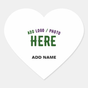 STIJLVOL MODERN WIT GEVERIFIEERD BRANDED HART STICKER