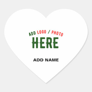 STIJLVOL MODERN WIT GEVERIFIEERD BRANDED HART STICKER