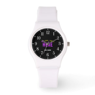 STIJLVOL MODERN  WIT GEVERIFIEERD BRANDED HORLOGE