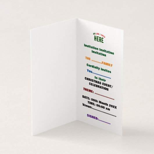 STIJLVOL MODERN  WIT GEVERIFIEERD BRANDED KAART (Binnen)