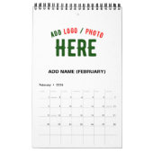 STIJLVOL MODERN WIT GEVERIFIEERD BRANDED KALENDER (Feb 2026)