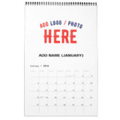 STIJLVOL MODERN WIT GEVERIFIEERD BRANDED KALENDER (Jan 2026)