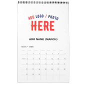 STIJLVOL MODERN WIT GEVERIFIEERD BRANDED KALENDER (Mar 2026)