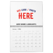 STIJLVOL MODERN  WIT GEVERIFIEERD BRANDED KALENDER (Jan 2026)