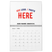 STIJLVOL MODERN  WIT GEVERIFIEERD BRANDED KALENDER (Mar 2026)