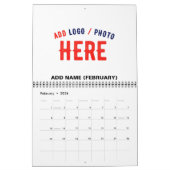 STIJLVOL MODERN  WIT GEVERIFIEERD BRANDED KALENDER (Feb 2026)