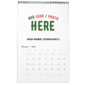 STIJLVOL MODERN  WIT GEVERIFIEERD BRANDED KALENDER (Feb 2026)