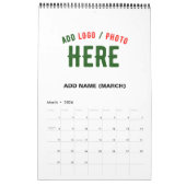 STIJLVOL MODERN  WIT GEVERIFIEERD BRANDED KALENDER (Mar 2026)