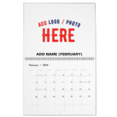 STIJLVOL MODERN  WIT GEVERIFIEERD BRANDED KALENDER (Feb 2026)