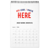 STIJLVOL MODERN  WIT GEVERIFIEERD BRANDED KALENDER (Mar 2026)