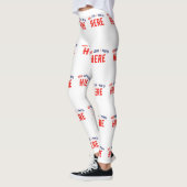 STIJLVOL MODERN  WIT GEVERIFIEERD BRANDED LEGGINGS (Links)