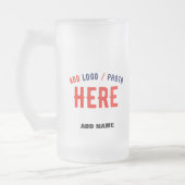 STIJLVOL MODERN  WIT GEVERIFIEERD BRANDED MATGLAS BIERPUL (Links)