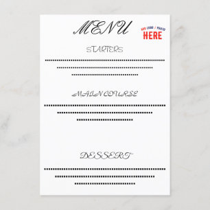 STIJLVOL MODERN WIT GEVERIFIEERD BRANDED MENU