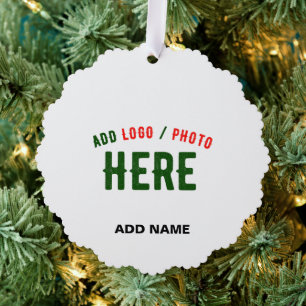 STIJLVOL MODERN WIT GEVERIFIEERD BRANDED ORNAMENT KAART