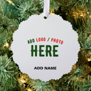 STIJLVOL MODERN  WIT GEVERIFIEERD BRANDED ORNAMENT KAART