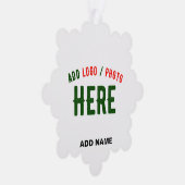 STIJLVOL MODERN  WIT GEVERIFIEERD BRANDED ORNAMENT KAART (Rechts)