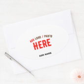 STIJLVOL MODERN WIT GEVERIFIEERD BRANDED OVALE STICKER (Envelop)