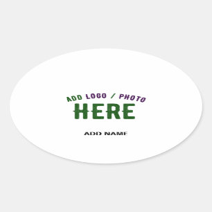 STIJLVOL MODERN WIT GEVERIFIEERD BRANDED OVALE STICKER