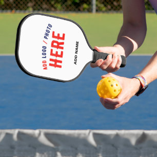 STIJLVOL MODERN WIT GEVERIFIEERD BRANDED PICKLEBALL PADDLE